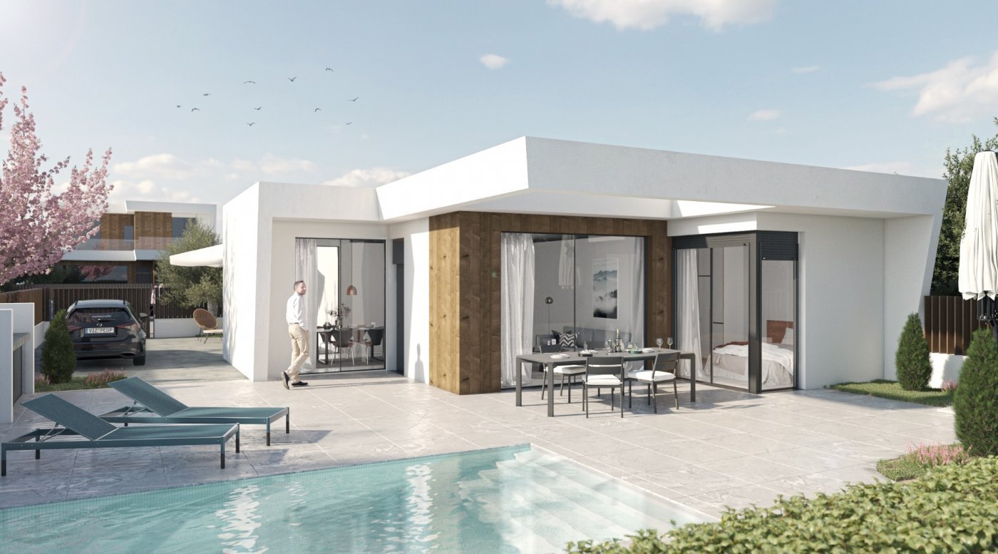 NEW BUILD ONE LEVEL VILLAS IN ALTAONA GOLF RESORT, MURCIA 8 1 74