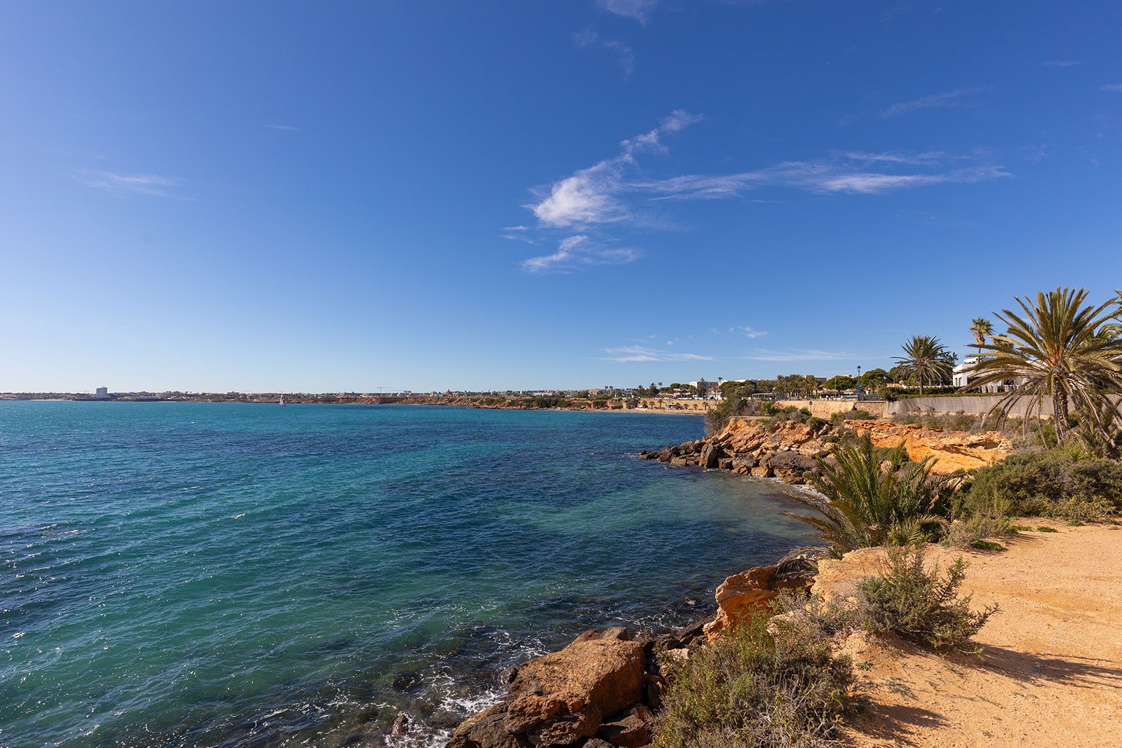 Posidonia y panorama mar