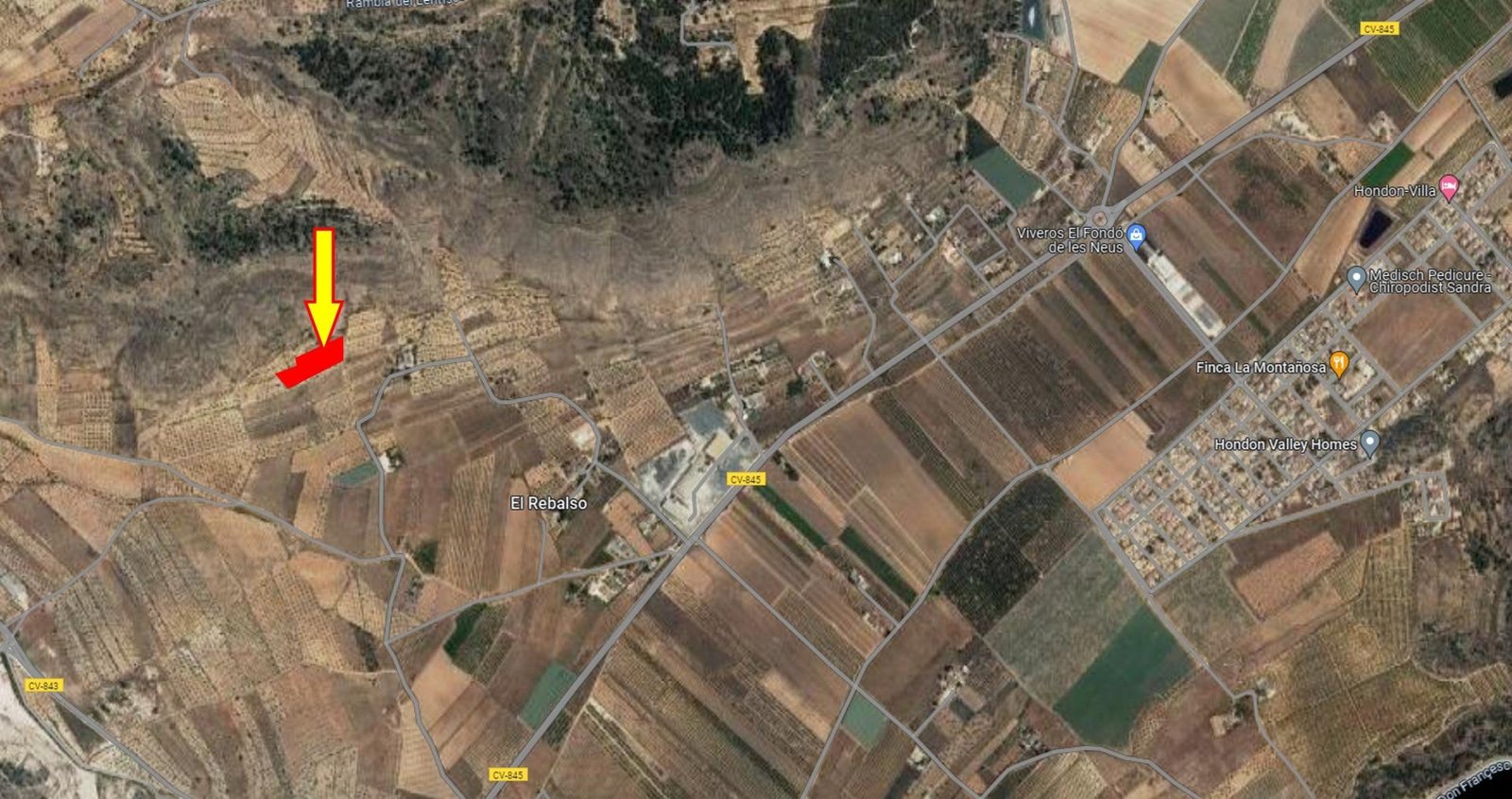2,500 m² Land in Hondón de las Nieves - Caza De Casa
