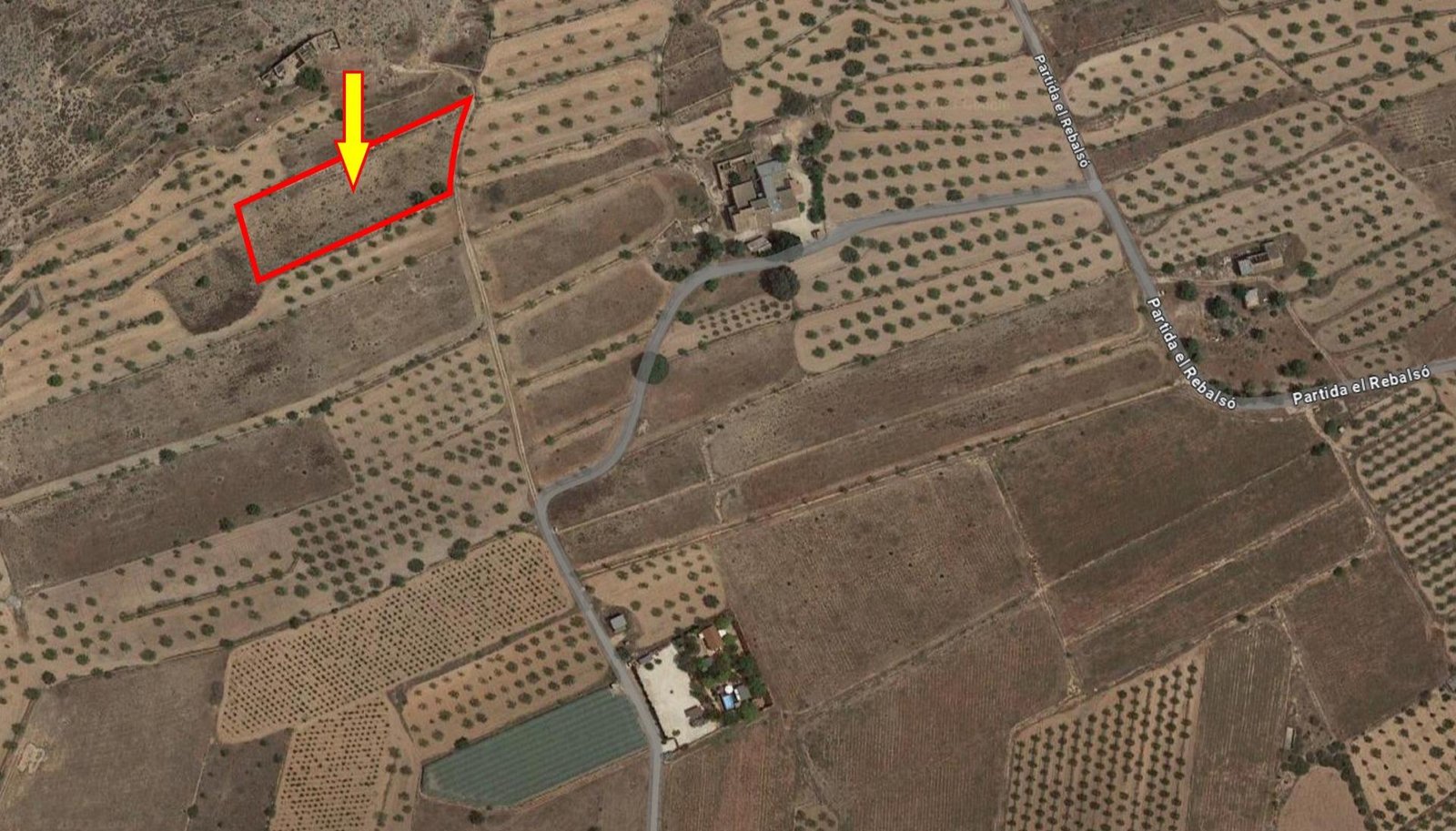 2,500 m² Land in Hondón de las Nieves - Caza De Casa