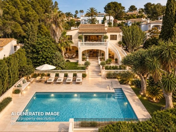 3 Bedroom 3 Bathroom villa in Moraira - Caza De Casa