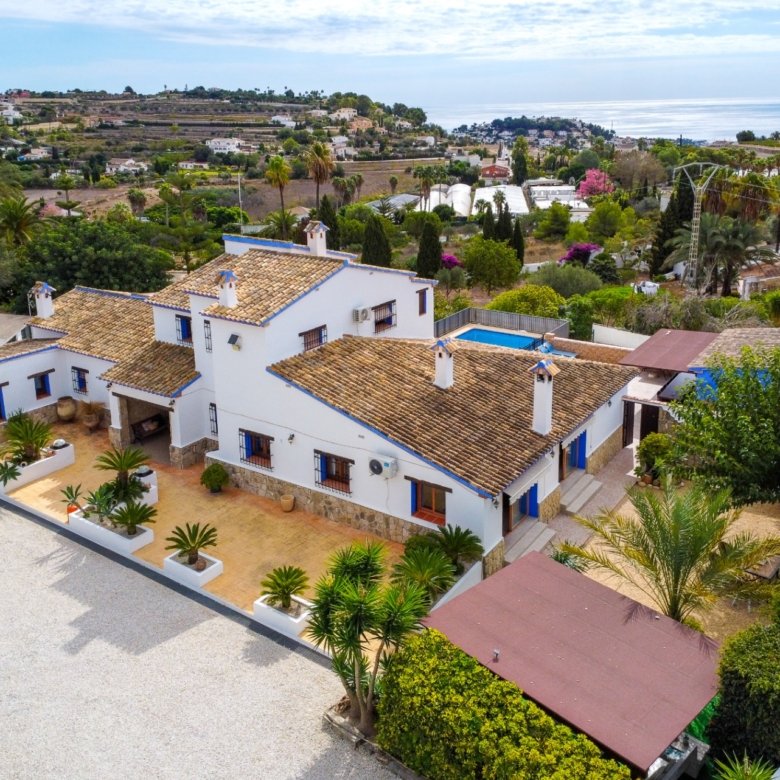 9 Bedroom 8 Bathroom finca in Benissa - Caza De Casa