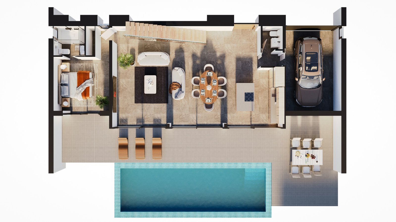 3 Bedroom 3 Bathroom villa in Calpe - Caza De Casa