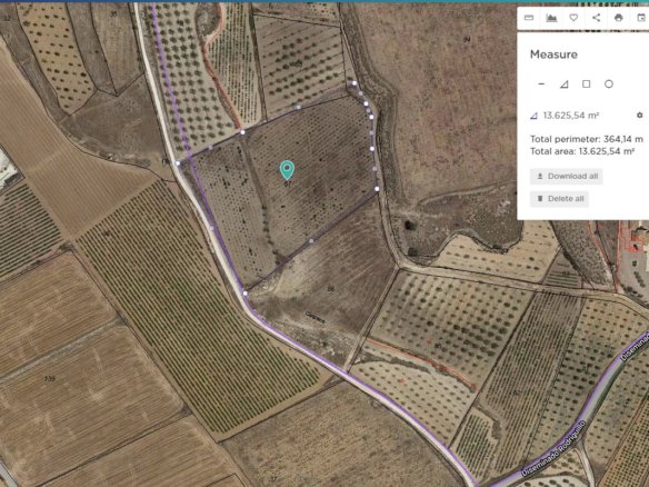 13,625 m² Land in Pinoso - Caza De Casa