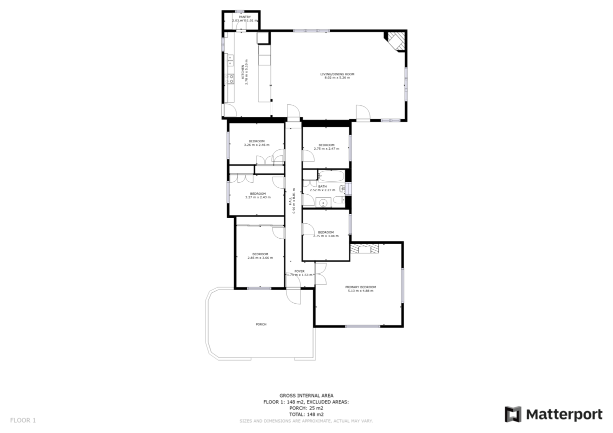 5519_floorplan 6 Bedroom 1 Bathroom Villa in Murcia - Caza De Casa