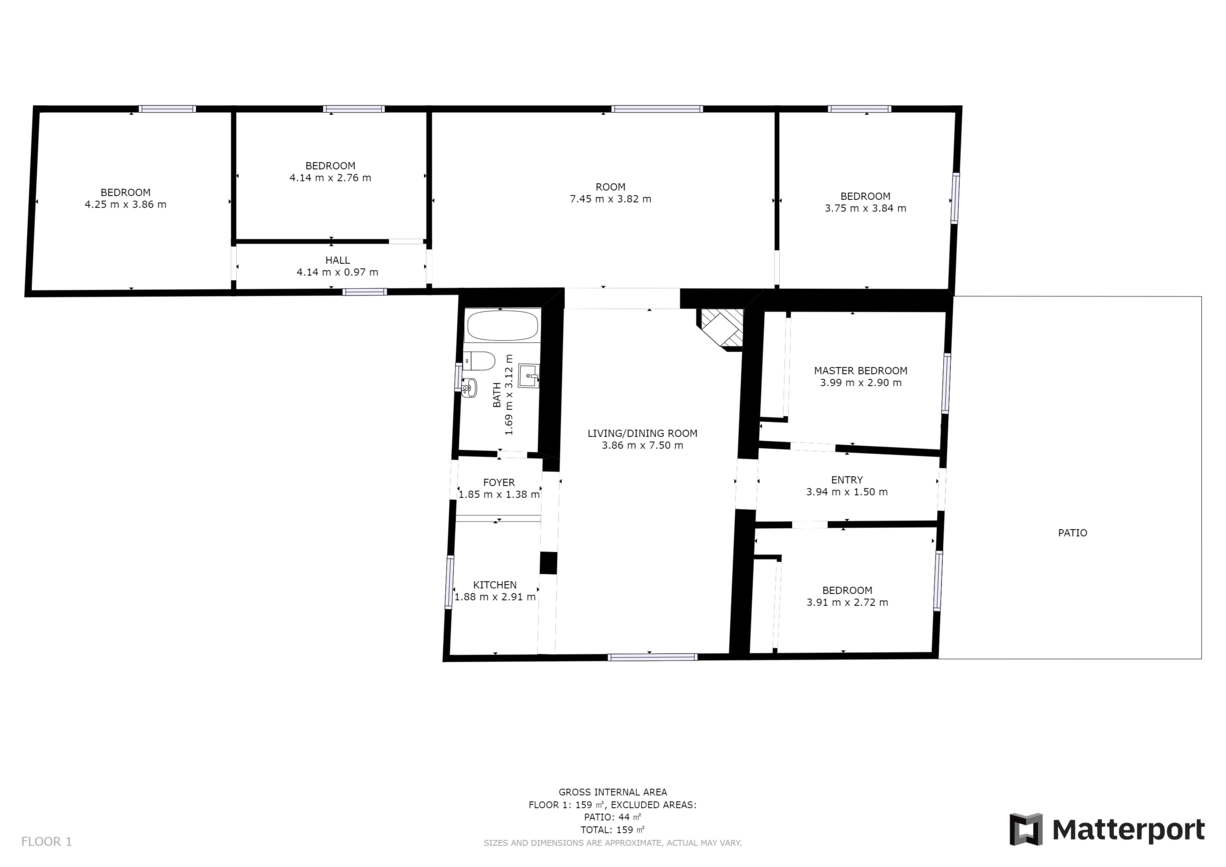 5 Bed 1 Bath Town House in Albatera - Caza De Casa