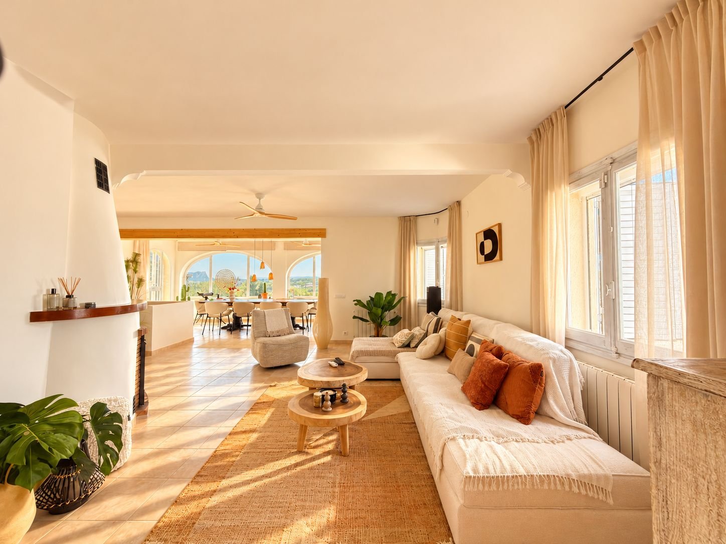 BohoVillainMorairabyMIG20 4 Bedroom 2 Bathroom villa in Moraira - Caza De Casa