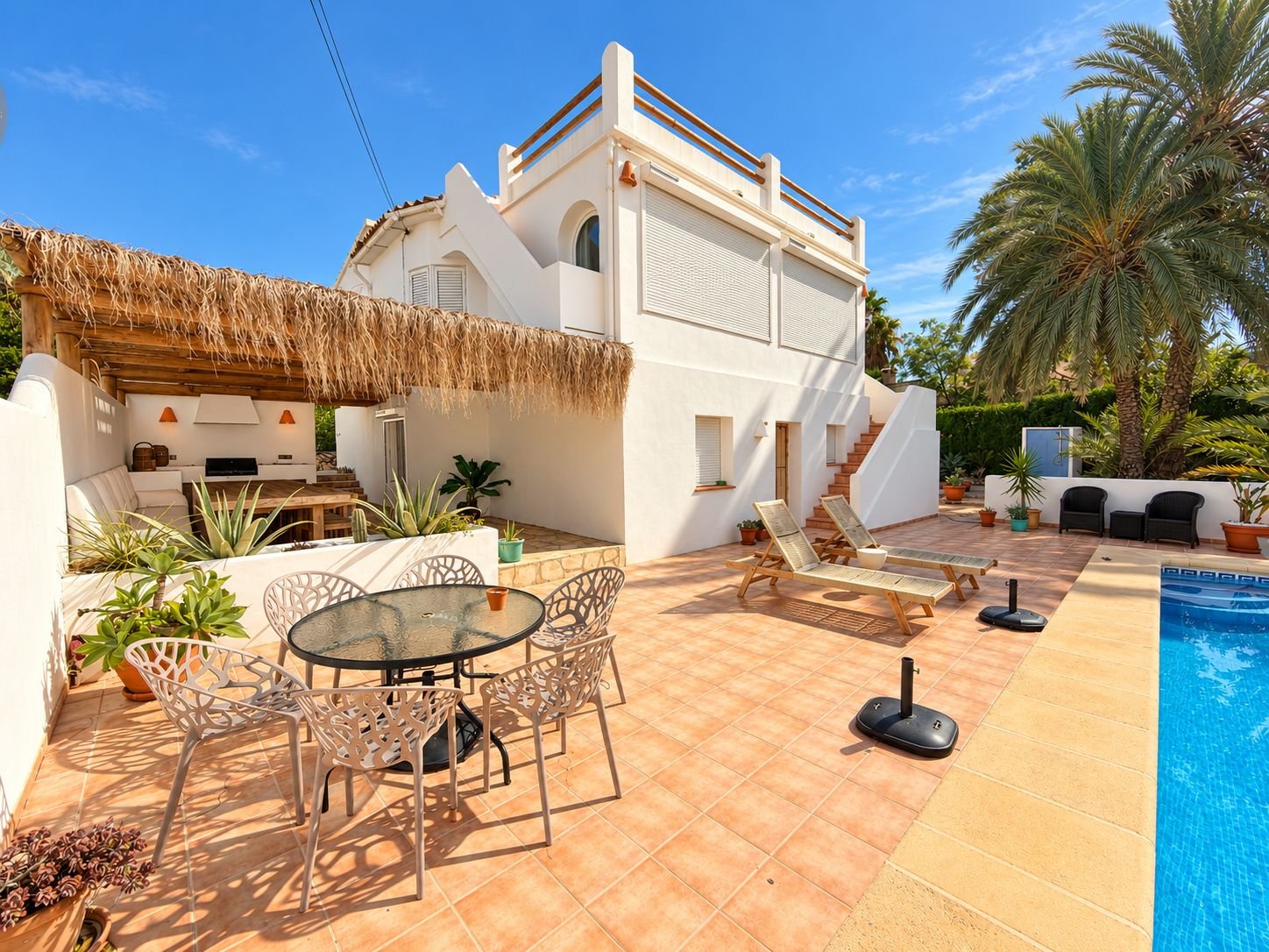 BohoVillainMorairabyMIG35 4 Bedroom 2 Bathroom villa in Moraira - Caza De Casa