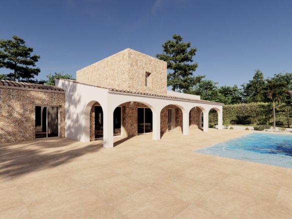 3 Bedroom 3 Bathroom finca in Benissa - Caza De Casa