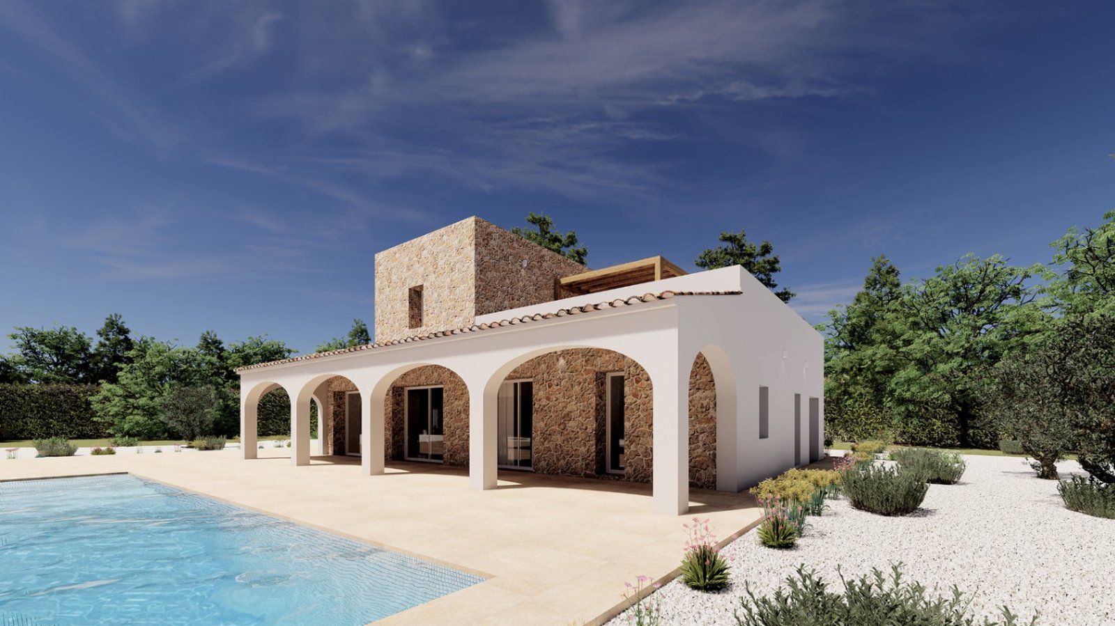 3 Bedroom 3 Bathroom finca in Benissa - Caza De Casa