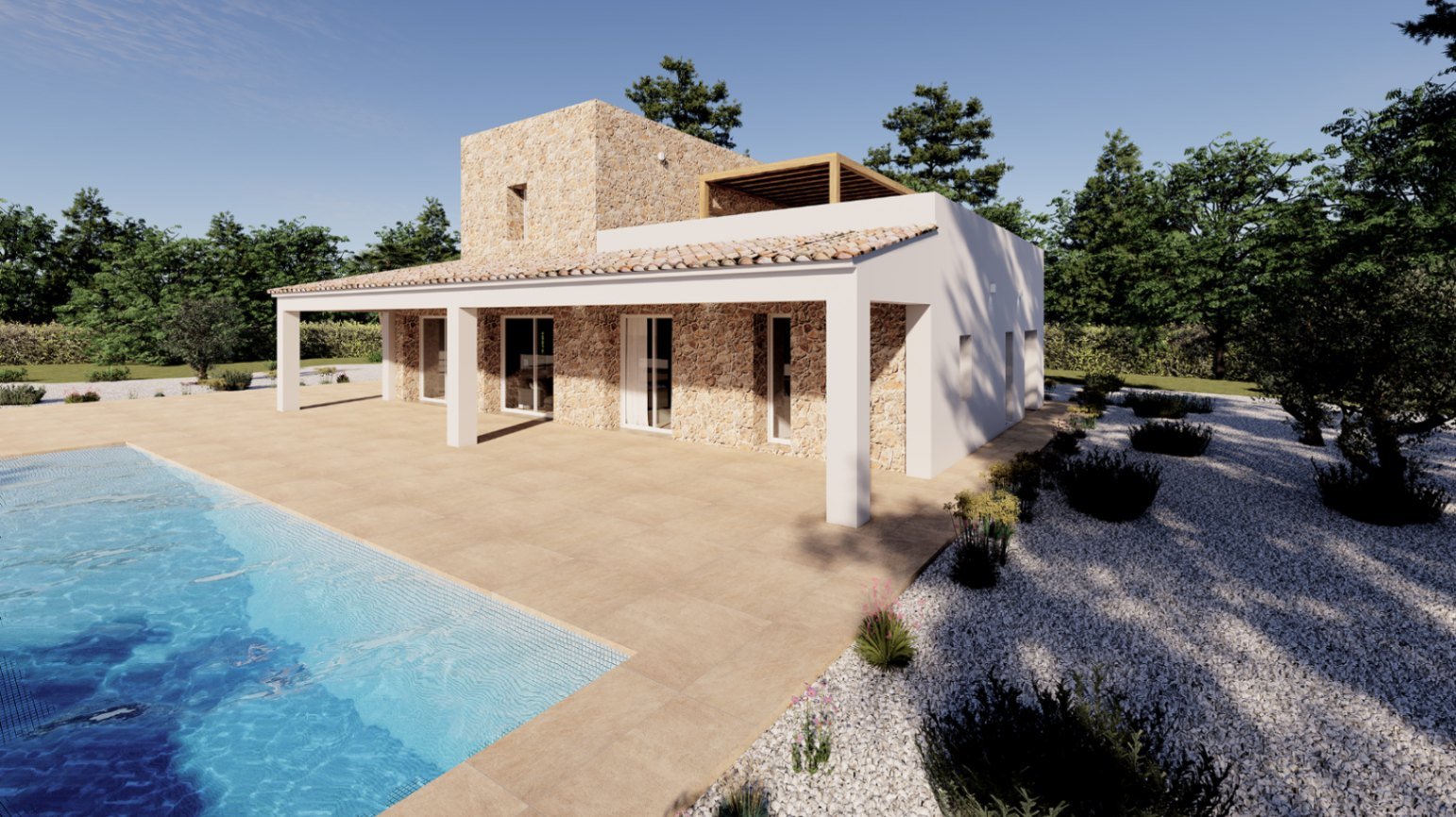 3 Bedroom 3 Bathroom finca in Benissa - Caza De Casa