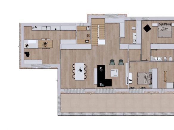 3 Bedroom 3 Bathroom finca in Benissa - Caza De Casa