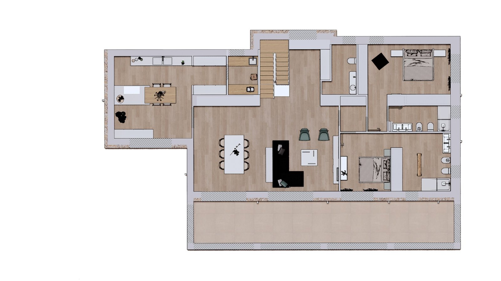 3 Bedroom 3 Bathroom finca in Benissa - Caza De Casa