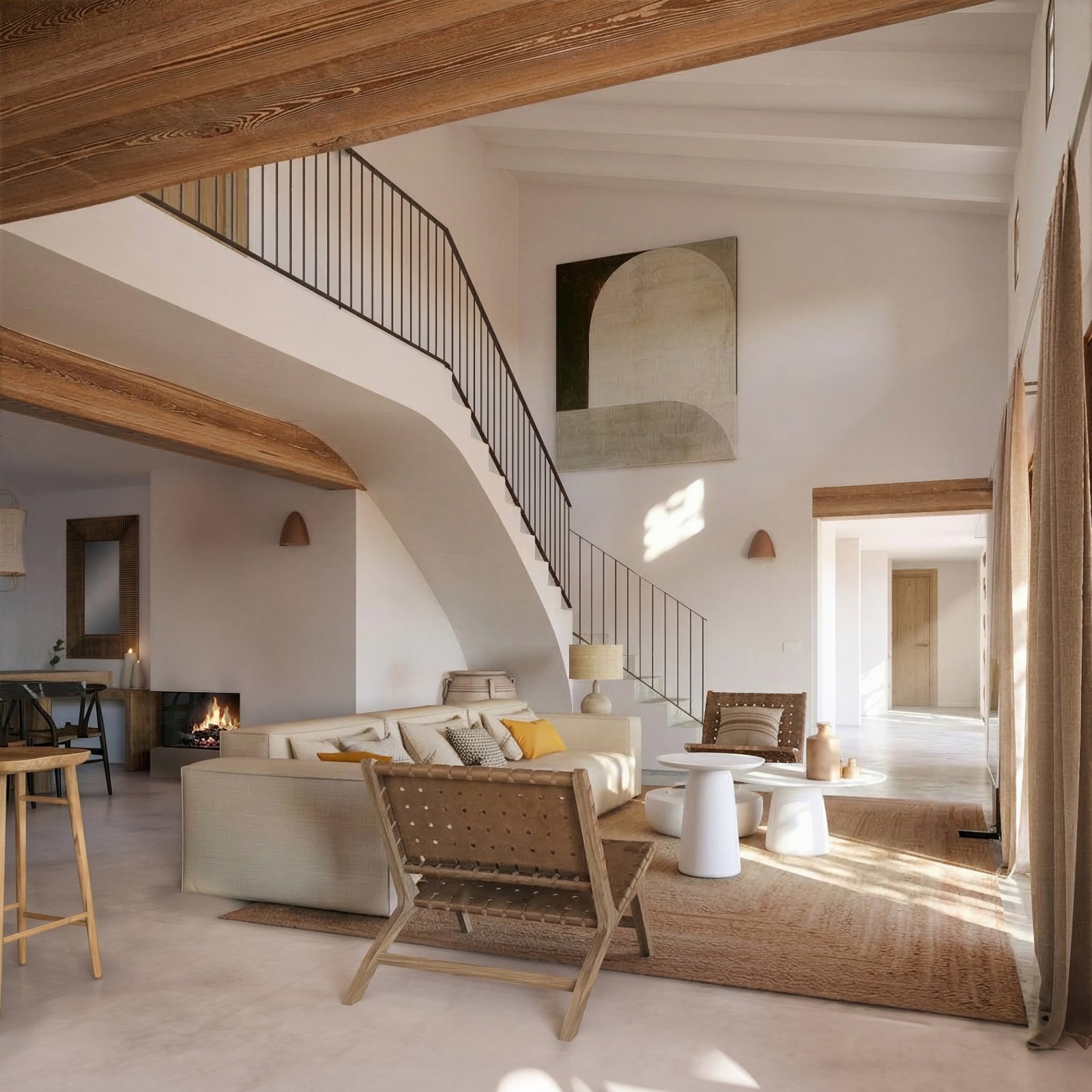 VISTAINTERIORSALN3C 4 Bedroom 4 Bathroom finca in Moraira - Caza De Casa
