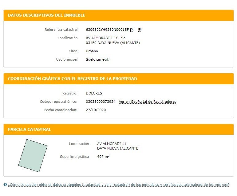 497 m² Land in Daya Nueva - Caza De Casa