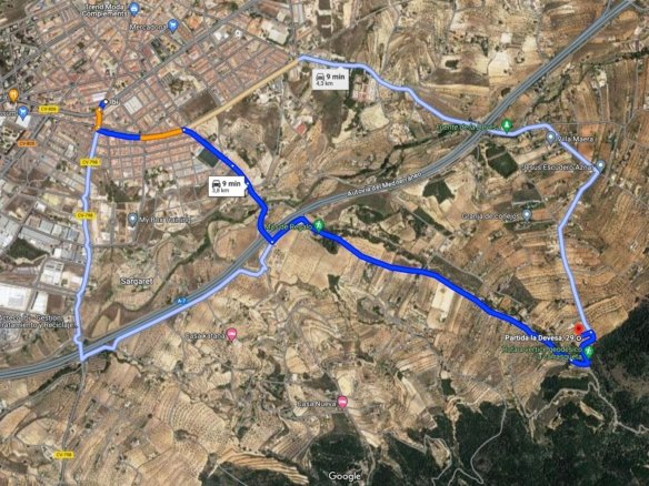 10,035 m² Land in Ibi - Caza De Casa