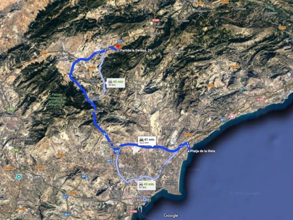 10,035 m² Land in Ibi - Caza De Casa
