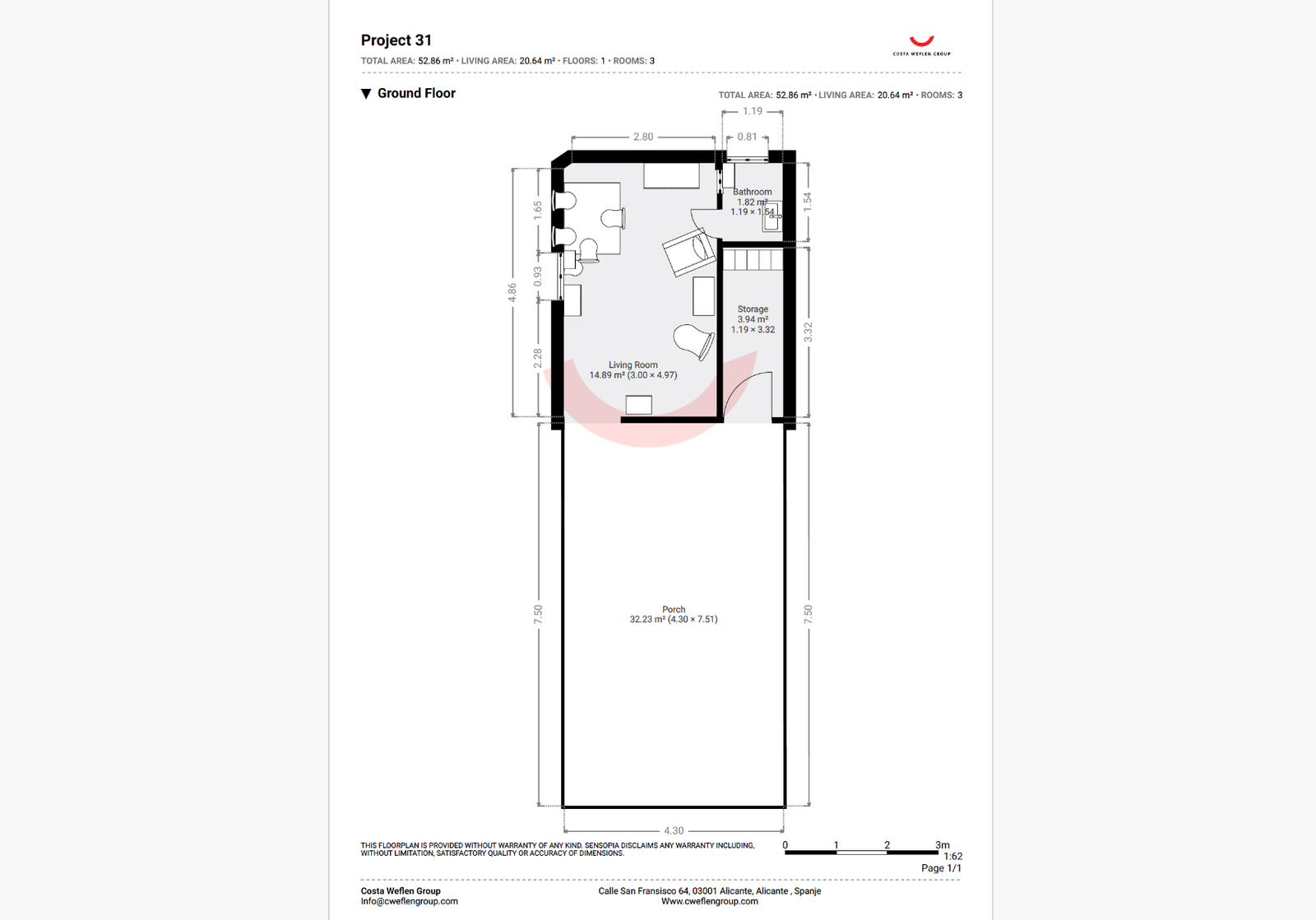 10,035 m² Land in Ibi - Caza De Casa