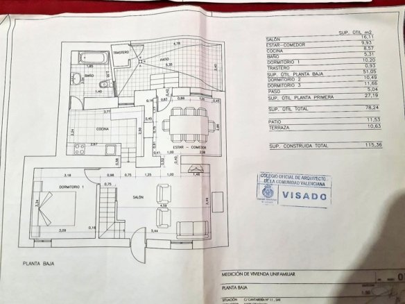 3 Bedroom 1 Bathroom Townhouse in Sax - Caza De Casa