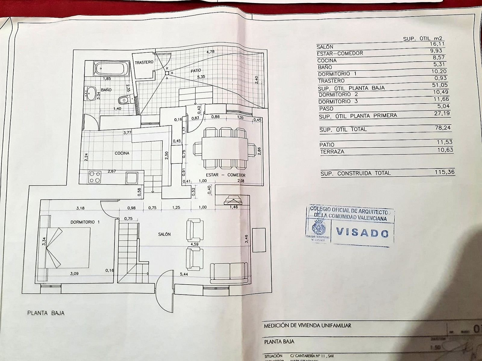 3 Bedroom 1 Bathroom Townhouse in Sax - Caza De Casa