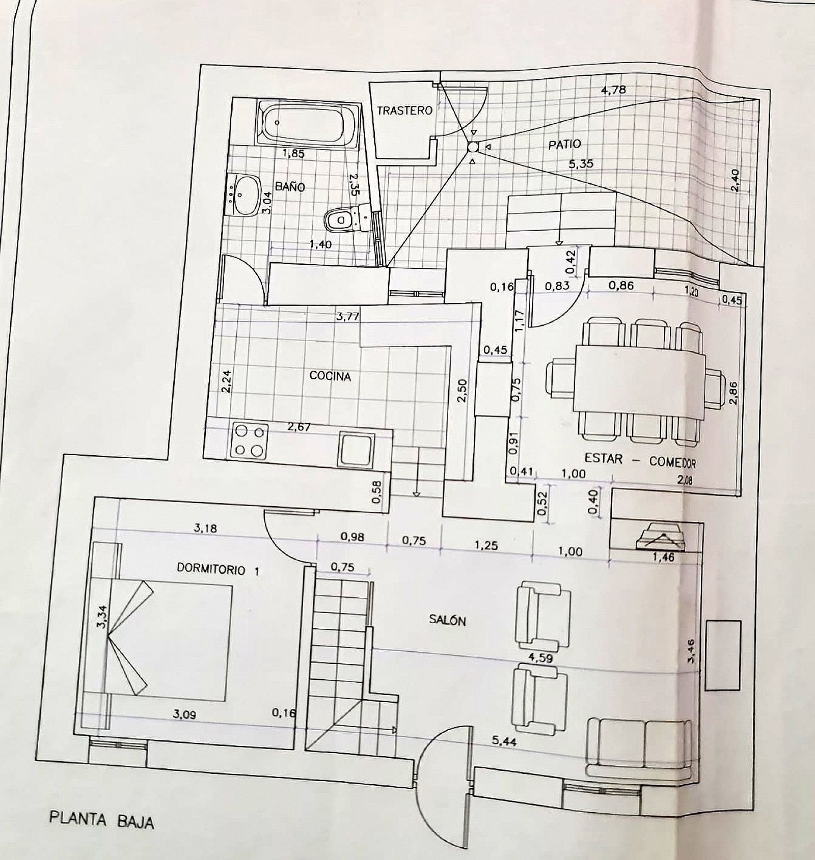 3 Bedroom 1 Bathroom Townhouse in Sax - Caza De Casa