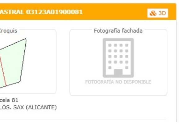 52,543 m² Land in Sax - Caza De Casa