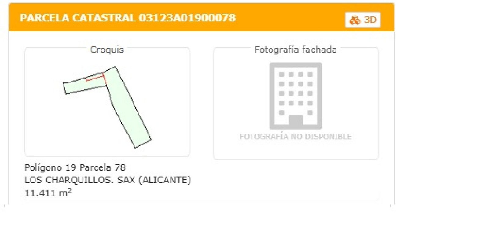 52,543 m² Land in Sax - Caza De Casa