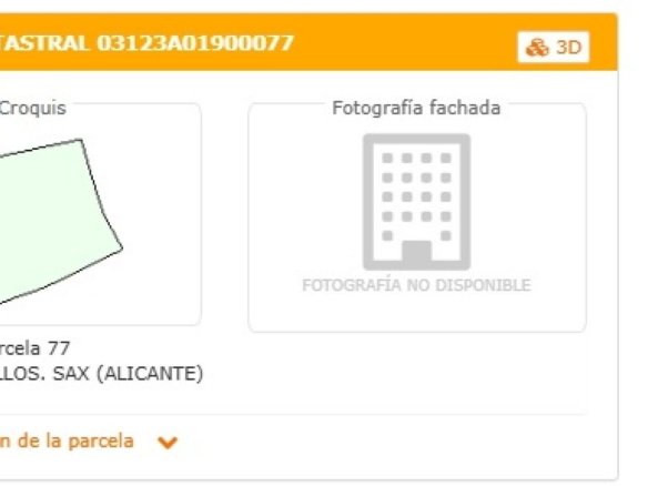 52,543 m² Land in Sax - Caza De Casa