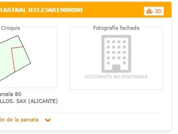 52,543 m² Land in Sax - Caza De Casa