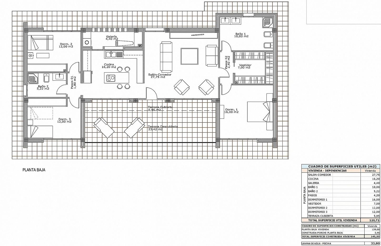 4 Bedroom 3 Bathroom Detached Villa in Pinoso - Caza De Casa
