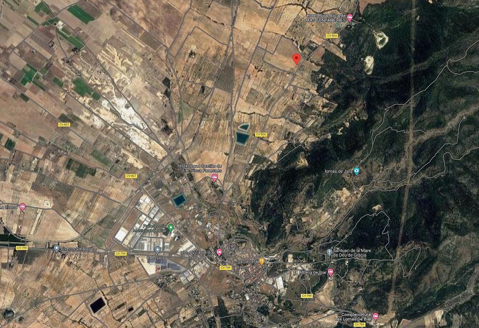 25,000 m² Land in Biar - Caza De Casa